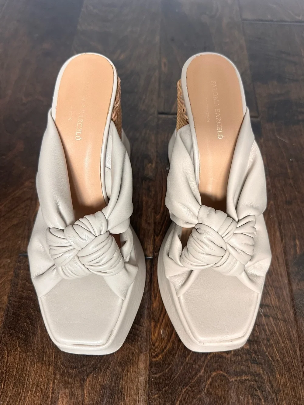 Paloma Barceló Desead Platform Mule Sandals Size 37